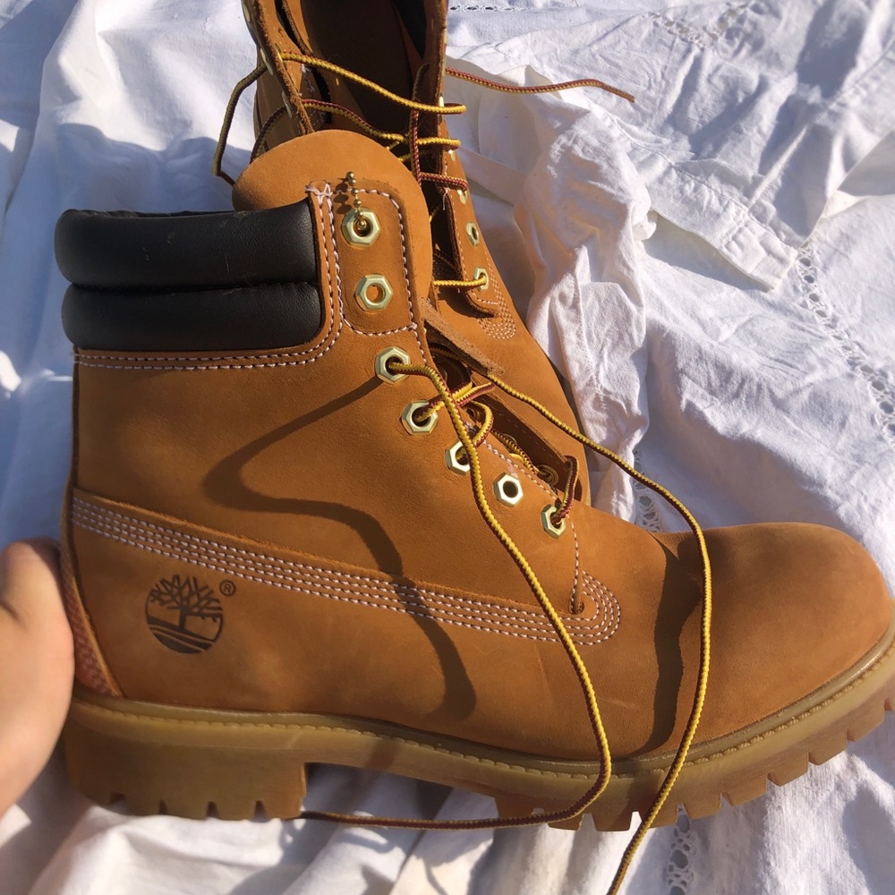 Tan Timberland Boots